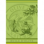 Torchon de cuisine rectangulaire en coton Huile d’Olive Torchon de cuisine rectangulaire en coton Huile d’Olive
