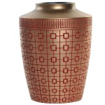 Vase en résine doré oriental 25 cm Vase en résine doré oriental 25 cm