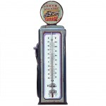 Thermomètre déco Pompe à essence 47 cm - Gris Thermomètre déco Pompe à essence 47 cm - Gris