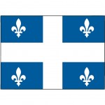 Plaque mtallique dco Quebec by Cbkreation
