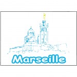 Surface de dcoupe en verre Marseille 28.5 x 20 cm