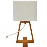 Grande Lampe de table esprit scandinave - Blanche