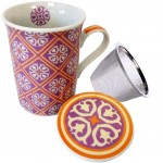 Mug avec infuseur Violet et Orange