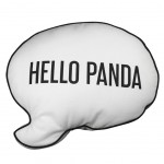 Coussin Hello panda en coton