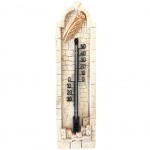 Thermomètre Cigale en plâtre Ocre Brun Fabriqué à la main