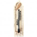 Thermomtre Cigale en pltre Ocre Brun Fabriqu  la main