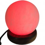 Mini lampe sphère de sel avec lampe LED Mini lampe sphère de sel avec lampe LED