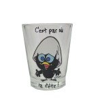 Verre  Shoot C'est par o la fte ! Calimro