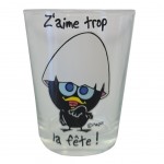 Verre  Shoot Z'aime trop la fte ! Calimro
