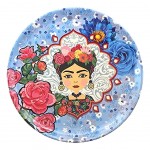 Plat rond de présentation Frida Khalo Modèle 2 Plat rond de présentation Frida Khalo Modèle 2
