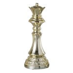 Statuette déco échec Reine Or Statuette déco échec Reine Or