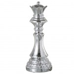 Statuette déco échec Reine argent Statuette déco échec Reine argent