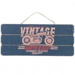 Planche à suspendre Déco Vintage Motard 34 cm Planche à suspendre Déco Vintage Motard 34 cm