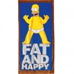 Drap de plage Fat and Happy Simpson