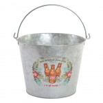 Seau  canettes en zinc 22 cm