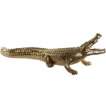 Statuette Crocodile doré Statuette Crocodile doré
