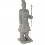 Statue en Fibre de verre d'un Soldat de l'arme de terre c