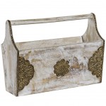 Porte-revues en bois de manguier