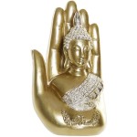 Figurine en résine doré la main de bouddha