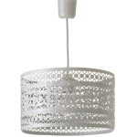 Lustre Mtal blanc