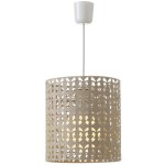 Petit Lustre de Mtal Beige