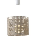 Lustre de Mtal beige