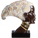 Statuette Buste africaine 28 cm Statuette Buste africaine 28 cm