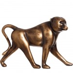 Statuette Babouin couleur cuivre en résine Statuette Babouin couleur cuivre en résine