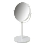 Miroir double rond  poser sur pied 35 cm