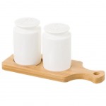 Set sel et poivre Blanc