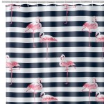 Rideau de douche Flamingo
