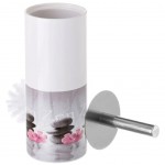 Brosse de Toilettes Galets et Orchidées 9.5 x 32 cm Brosse de Toilettes Galets et Orchidées 9.5 x 32 cm
