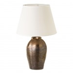 Lampe en céramique couleur Cuivre 48 cm Lampe en céramique couleur Cuivre 48 cm