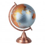 Décoration Globe Terrestre cuivre