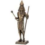 Statue Pharaon en rsine aspect bronze