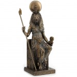 Statuette Desse Sekhmet en rsine aspect bronze