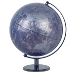 Dcoration Globe Terrestre Noir et gris