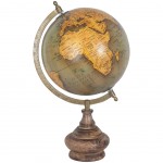 Décoration Globe Terrestre pied en bois modèle1 Décoration Globe Terrestre pied en bois modèle1