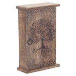 Coffret  clefs en bois Arbre de vie