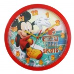 Pendule ronde en PVC Mickey