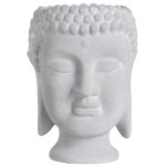 Cache pot Bouddha en cramique aspect bton