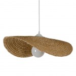 Lustre en fibre naturelle 50 cm Lustre en fibre naturelle 50 cm