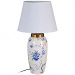 Lampe en céramique papillons 54 cm Lampe en céramique papillons 54 cm