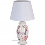 Lampe en cramique Oiseaux 51 cm