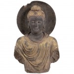 Statue Buste de Bouddha antique 82 cm