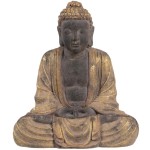 Statue de Bouddha antique 68 cm