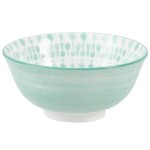 Bol en porcelaine ty and dye - Turquoise
