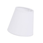 Petit abat-jour blanc � Hauteur 11,5 cm