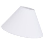 Abat-jour conique blanc hauteur 18.5 cm Abat-jour conique blanc hauteur 18.5 cm