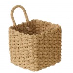 Petite panire en fibre de papier tresse - Beige